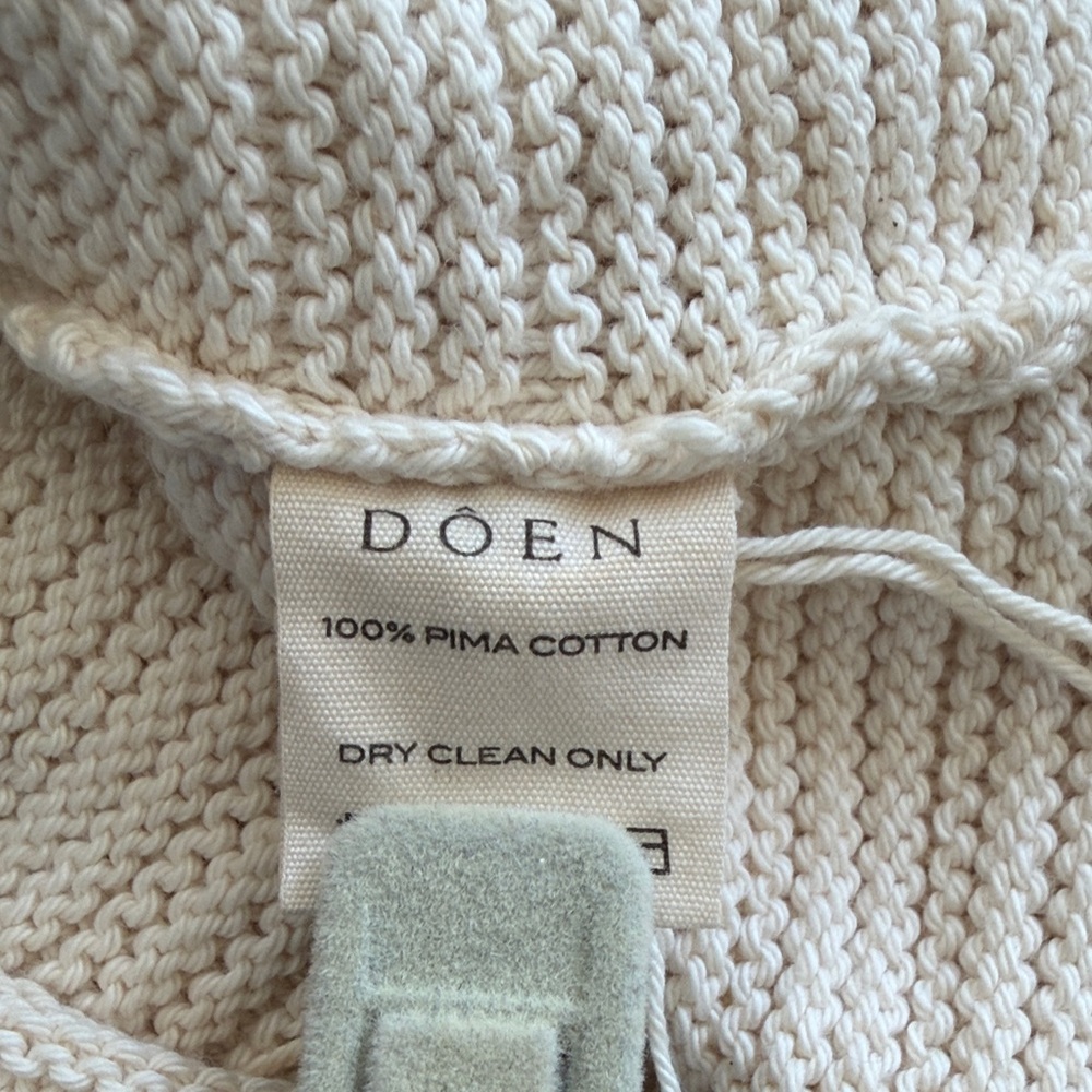Doen Millicent Dress - Size Small - 100% Cotton - Cream / Black - NWT - Picture 12 of 13